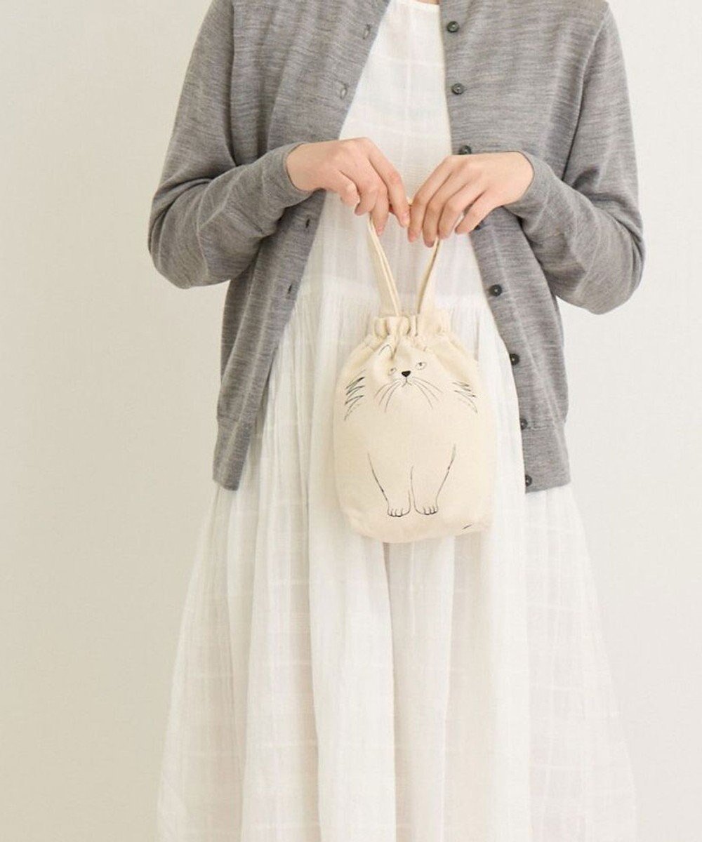 【ルートート/ROOTOTE】の6424【簡易保冷】RT.サーモキーパー.ネコキン-A インテリア・キッズ・メンズ・レディースファッション・服の通販 founy(ファニー) 　ファッション　Fashion　レディースファッション　Fashion for Women　洗える　Machine Washable　カメラ　Camera Accessories　クール　Cool, Chic　巾着　Drawstring Bag, Kinchaku　ネコ　Cat, Feline Motif　ボンディング　Bonding, Bonded Fabric　ポケット　Pocket, Pocket Detail　メッシュ　Mesh, Net Fabric　おすすめ　Recommended / Our Picks　夏　Summer　新作・新入荷　New Arrivals / New In　02:グレー|ID: prp329100004660414 ipo3291000000034283938