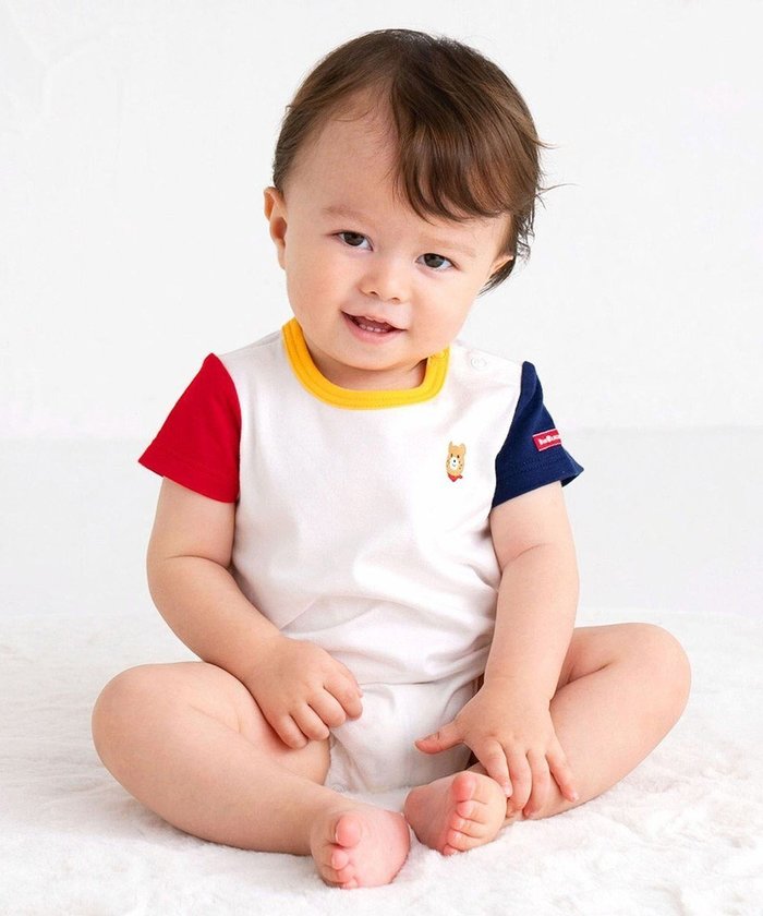 【ミキハウスホットビスケッツ/MIKI HOUSE HOT BISCUITS / KIDS】の【70-80cm】【Everyday Series】ワンポイント 半袖ボディシャツ インテリア・キッズ・メンズ・レディースファッション・服の通販 founy(ファニー) https://founy.com/ ファッション Fashion キッズファッション Fashion for Kids カラフル Colorful Design ベビー Baby, Babywear ベーシック Basic, Essential ボーダー Border, Stripe ロンパース Romper, Jumpsuit ワンポイント One Point, Statement Accent 半袖 Short Sleeve, Half Sleeve 夏 Summer 定番 Standard, Basic Item 春 Spring S/S・春夏 SS, Spring/Summer, Warm Season 長袖 Long Sleeve, Full Sleeve |ID: prp329100004660415 ipo3291000000034628466