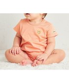 【ミキハウスホットビスケッツ/MIKI HOUSE HOT BISCUITS / KIDS】の【70-80cm】【Everyday Series】ワンポイント 半袖ボディシャツ オレンジ|ID: prp329100004660415 ipo3291000000034628468
