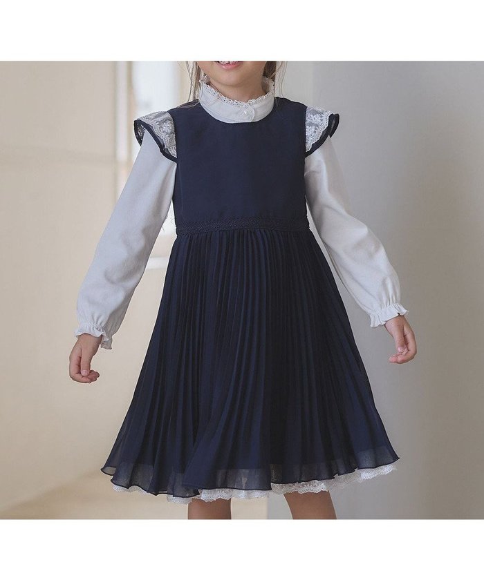 【エニィ/ANY / KIDS】のシフォン プリーツ ワンピース インテリア・キッズ・メンズ・レディースファッション・服の通販 founy(ファニー) https://founy.com/ ファッション Fashion キッズファッション Fashion for Kids ワンピース Dresses おすすめ Recommended / Our Picks エレガント 上品 Elegant カーディガン Cardigan, Knitwear ギャザー Gathered, Ruffled シフォン Chiffon, Lightweight Fabric セレモニー Ceremony プリーツ Pleats, Pleated ボレロ Bolero, Short Cardigan リボン Ribbon, Bow レース Lace, Lace Fabric 入学式 Entrance Ceremony 切替 Switching, Contrast Panel 夏 Summer 春 Spring S/S・春夏 SS, Spring/Summer, Warm Season 洗える Machine Washable 結婚式 Wedding |ID: prp329100004660442 ipo3291000000034377255