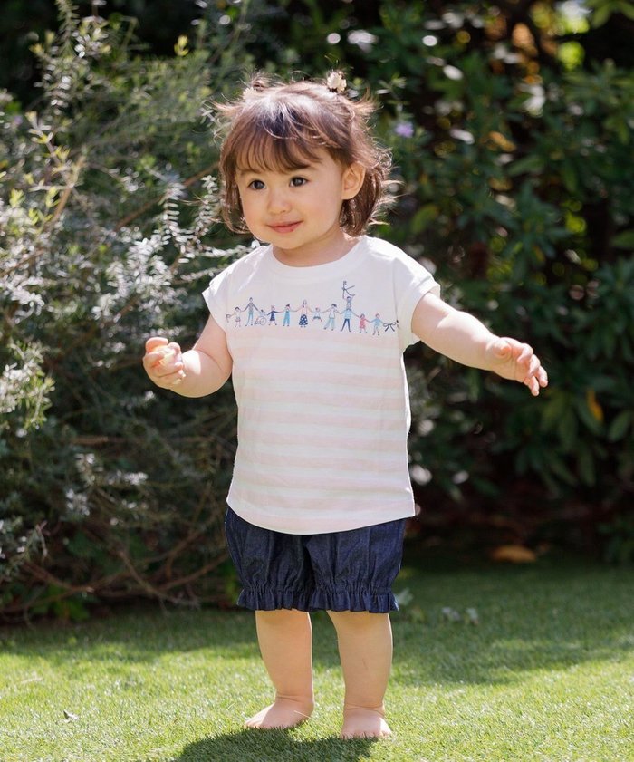 【組曲 / KIDS/KUMIKYOKU】の【80-100㎝】デニム ブルマ インテリア・キッズ・メンズ・レディースファッション・服の通販 founy(ファニー) https://founy.com/ ファッション Fashion キッズファッション Fashion for Kids ボトムス Bottoms デニム Denim, Jeans Material 夏 Summer 春 Spring S/S・春夏 SS, Spring/Summer, Warm Season |ID: prp329100004660459 ipo3291000000034695791