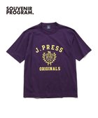 【ジェイ プレス/J.PRESS / MEN】の【J.PRESS ORIGINALS】【UNISEX】Cotton Jersey CRST Logo T-shirt パープル系|ID: prp329100004660463 ipo3291000000033800211