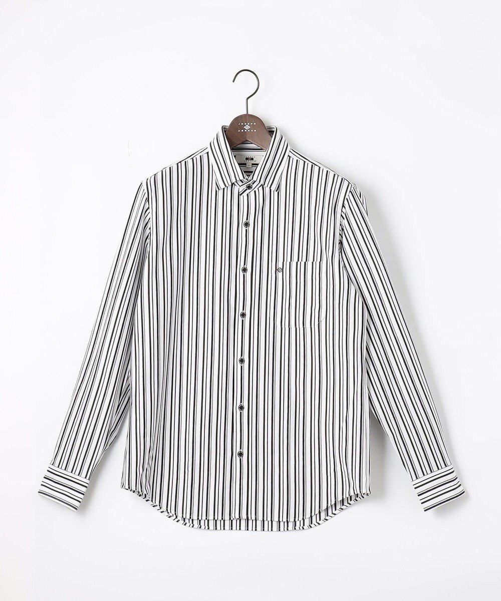 【ジョセフ アブード/JOSEPH ABBOUD / MEN】の【ストレッチで快適な着心地・イージーケア】ランダムストライプ ジャージー シャツ 人気、トレンドファッション・服の通販 founy(ファニー) 　ファッション　Fashion　メンズファッション　Fashion for Men　トップス・カットソー　Cut & Sew Tops　メンズシャツ　Shirts　ウォッシュ　Washed Finish　ストライプ　Stripe, Striped Pattern　ストレッチ　Stretch, Stretchy Fabric　フィット　Fit, Slim Fit　ランダム　Random, Irregular　リラックス　Relax, Relaxed Fit　夏　Summer　春　Spring　S/S・春夏　SS, Spring/Summer, Warm Season　 other-1|ID: prp329100004660479 ipo3291000000035490932