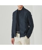 【五大陸/gotairiku / MEN】の新素材【洗える/シワになりにくい/ストレッチ】カラミプリント MA-1ブルゾン ネイビー系8|ID: prp329100004660481 ipo3291000000034515212