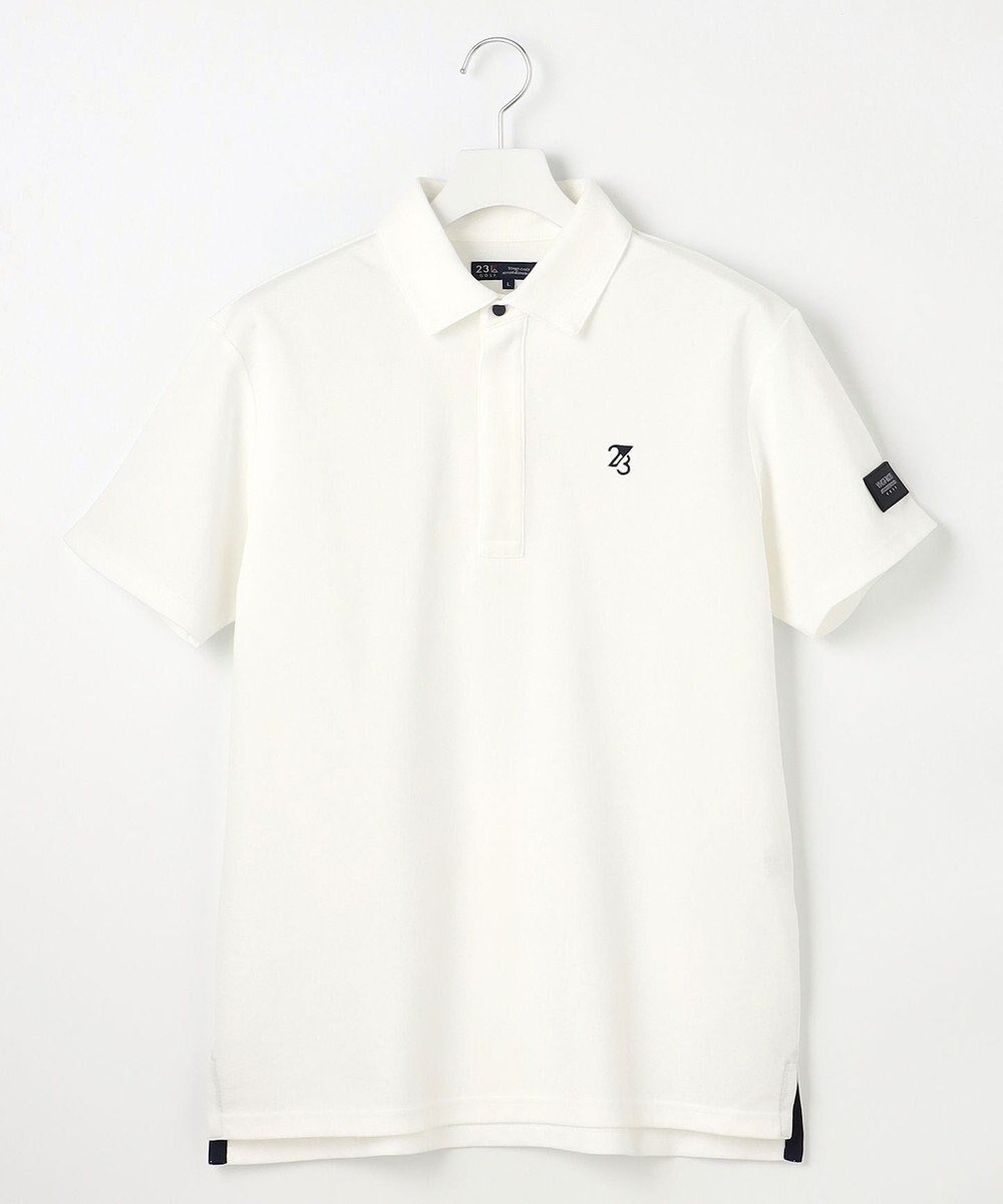 【23区 ゴルフ/23区GOLF / MEN】の【MEN】温度調節素材『サーモアジャスト』シンプル ポロシャツ 人気、トレンドファッション・服の通販 founy(ファニー) 　ファッション　Fashion　メンズファッション　Fashion for Men　トップス・カットソー　Cut & Sew Tops　メンズシャツ　Shirts　ポロシャツ / きれいめカジュアルスタイル　Polo Shirts　春　Spring　シンプル　Simple, Minimal　フロント　Front, Front Design　ベーシック　Basic, Essential　ボトム　Bottoms, Lower Wear　ポロシャツ　Polo Shirt, Collared Tee　S/S・春夏　SS, Spring/Summer, Warm Season　夏　Summer　エレガント 上品　Elegant　ゴルフ　Golf　 other-1|ID: prp329100004660489 ipo3291000000034526305