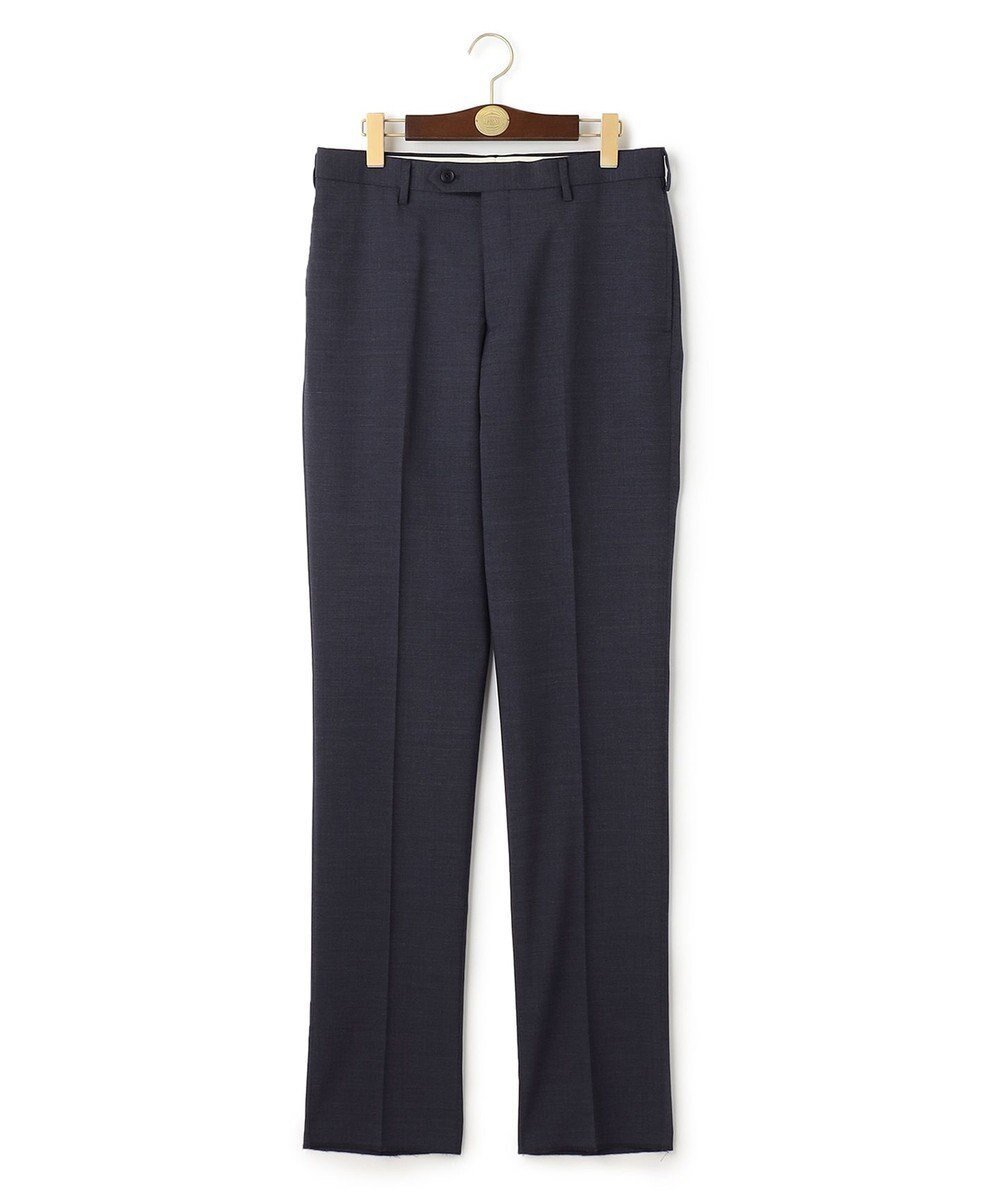 【ジェイ プレス/J.PRESS / MEN】の【PEPPIN MERINO COMFORT】プレーン スラックス / ノータック インテリア・キッズ・メンズ・レディースファッション・服の通販 founy(ファニー) 　ファッション　Fashion　メンズファッション　Fashion for Men　ボトムス　Bottoms　ウォッシャブル　Machine Washable　春　Spring　ストレッチ　Stretch, Stretchy Fabric　スマート　Smart, Elegant　スラックス　Slacks, Dress Pants　スーツ　Suit, Formalwear　テーパード　Tapered, Tapered Pants　ドレス　Dress, One-Piece　定番　Standard, Basic Item　プレーン　Plain, Simple　S/S・春夏　SS, Spring/Summer, Warm Season　夏　Summer　ビジネス 仕事 通勤　Business / Work / Commuting　ネイビー系|ID: prp329100004660505 ipo3291000000033726758