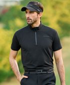 【ゼロハリバートン/ZERO HALLIBURTON / MEN】の【吸水速乾・UVケア】 着心地ジッパーモックネックTシャツ ZHG-M5S7b 82953 人気、トレンドファッション・服の通販 founy(ファニー) ファッション Fashion メンズファッション Fashion for Men トップス・カットソー Cut & Sew Tops メンズシャツ Shirts アウトドア Outdoor Clothing エレガント 上品 Elegant 春 Spring カットソー Cut and Sewn Top コーティング Coating, Coated Finish 吸水 Absorbent, Quick-Dry ジップ Zip, Zipper スタイリッシュ Stylish, Fashionable スポーツ Sports, Activewear 人気 Popular, Best Seller パフォーマンス Performance, Active Function ランニング Running, Running Wear, Activewear, Jogging S/S・春夏 SS, Spring/Summer, Warm Season 再入荷 Restock / Back in Stock 夏 Summer ゴルフ Golf thumbnail ブラック|ID: prp329100004660512 ipo3291000000033726786