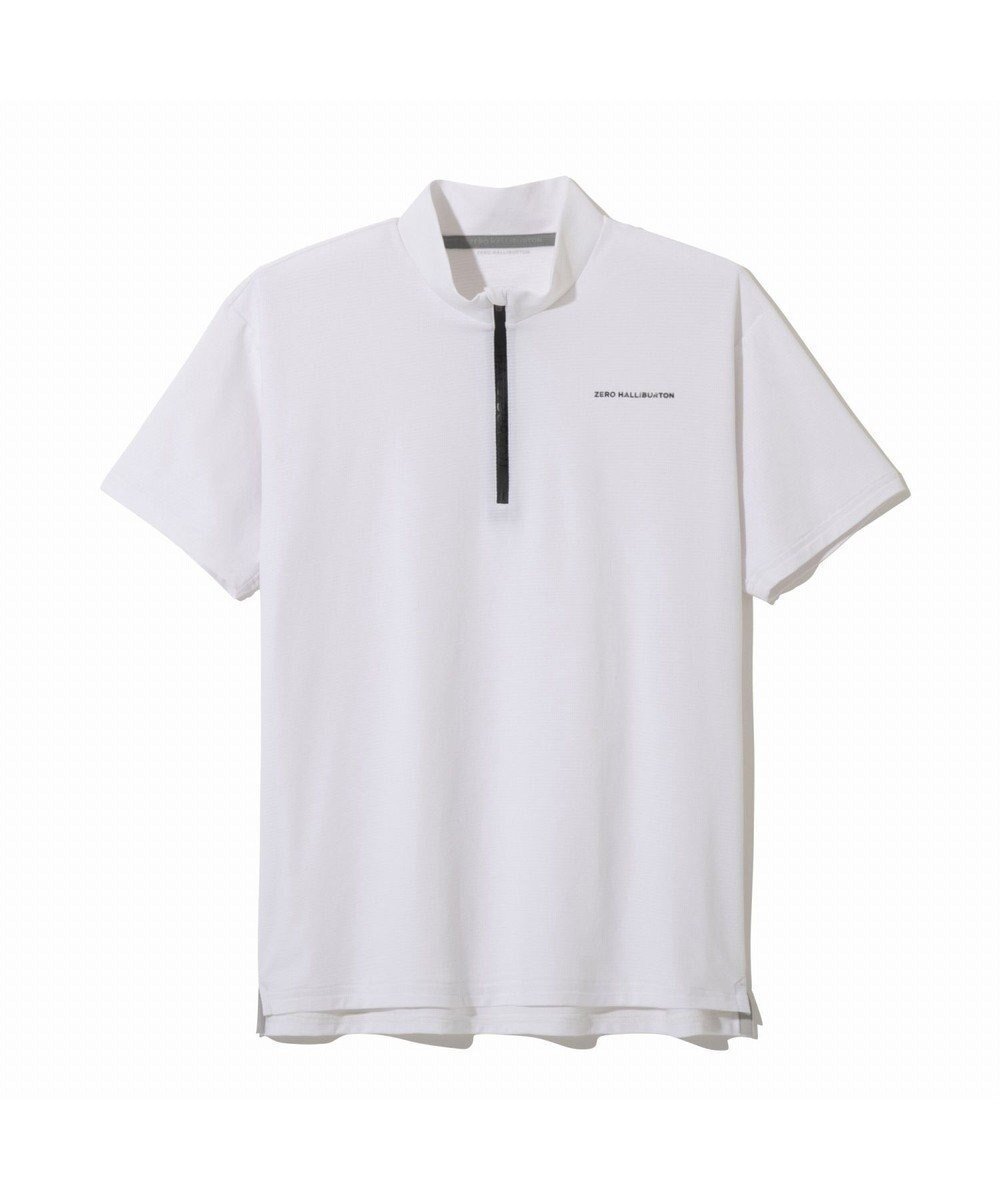 【ゼロハリバートン/ZERO HALLIBURTON / MEN】の【吸水速乾・UVケア】 着心地ジッパーモックネックTシャツ ZHG-M5S7b 82953 インテリア・キッズ・メンズ・レディースファッション・服の通販 founy(ファニー) 　ファッション　Fashion　メンズファッション　Fashion for Men　トップス・カットソー　Cut & Sew Tops　メンズシャツ　Shirts　アウトドア　Outdoor Clothing　エレガント 上品　Elegant　春　Spring　カットソー　Cut and Sewn Top　コーティング　Coating, Coated Finish　吸水　Absorbent, Quick-Dry　ジップ　Zip, Zipper　スタイリッシュ　Stylish, Fashionable　スポーツ　Sports, Activewear　人気　Popular, Best Seller　パフォーマンス　Performance, Active Function　ランニング　Running, Running Wear, Activewear, Jogging　S/S・春夏　SS, Spring/Summer, Warm Season　再入荷　Restock / Back in Stock　夏　Summer　ゴルフ　Golf　ホワイト|ID: prp329100004660512 ipo3291000000033726787