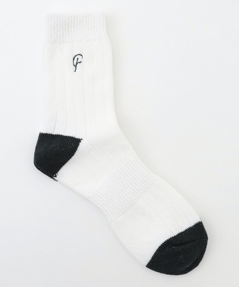 【23区 ゴルフ/23区GOLF / MEN】の【23FONDATION/MEN】17センチ丈 ソックス インテリア・キッズ・メンズ・レディースファッション・服の通販 founy(ファニー) 　ファッション　Fashion　メンズファッション　Fashion for Men　シューズ・靴　Shoes　シンプル　Simple, Minimal　ソックス　Socks, Hosiery　フィット　Fit, Slim Fit　ブロック　Block, Solid Block Pattern　レギュラー　Regular, Standard Fit　ワイドリブ　Wide Rib, Wide Ribbed Knit　ホワイト系|ID: prp329100004660525 ipo3291000000033726906