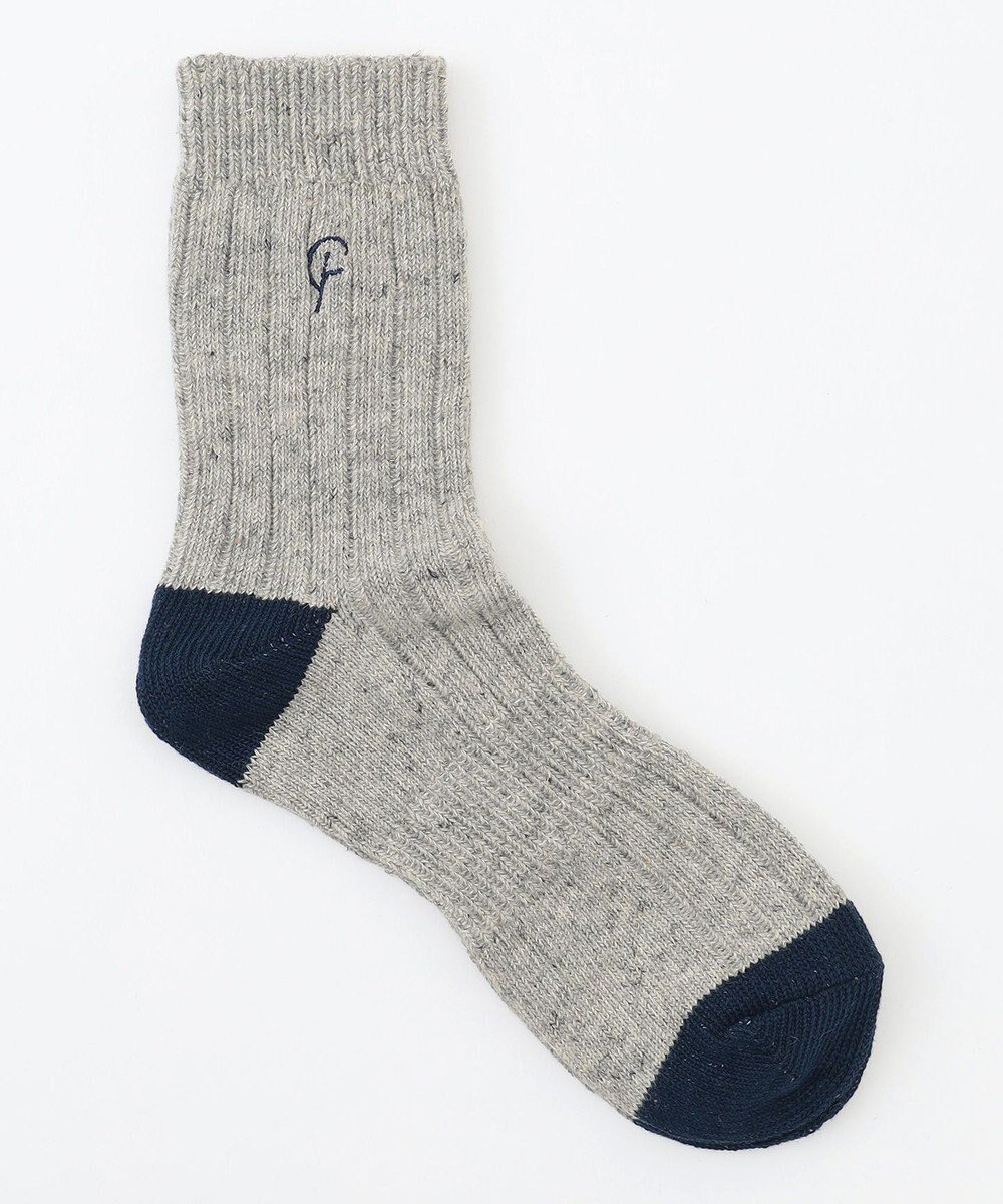 【23区 ゴルフ/23区GOLF / MEN】の【23FONDATION/MEN】17センチ丈 ソックス インテリア・キッズ・メンズ・レディースファッション・服の通販 founy(ファニー) 　ファッション　Fashion　メンズファッション　Fashion for Men　シューズ・靴　Shoes　シンプル　Simple, Minimal　ソックス　Socks, Hosiery　フィット　Fit, Slim Fit　ブロック　Block, Solid Block Pattern　レギュラー　Regular, Standard Fit　ワイドリブ　Wide Rib, Wide Ribbed Knit　ライトグレー系|ID: prp329100004660525 ipo3291000000034177330