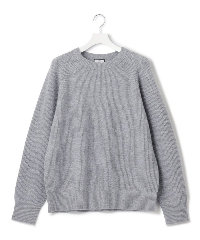 【ジェイプレスヨークストリート/J.PRESS YORK STREET】の【UNISEX】ウールカシミヤ クルーネックニット インテリア・キッズ・メンズ・レディースファッション・服の通販 founy(ファニー) https://founy.com/ ファッション Fashion レディースファッション Fashion for Women トップス・カットソー Cut & Sew Tops ニット Knit Tops & Sweaters 畦 Ribbed Knit シンプル Simple, Minimal セーター Sweater, Knitwear ボトム Bottoms, Lower Wear ユニセックス Unisex, Genderless A/W・秋冬 Autumn/Winter |ID: prp329100004660537 ipo3291000000033726980