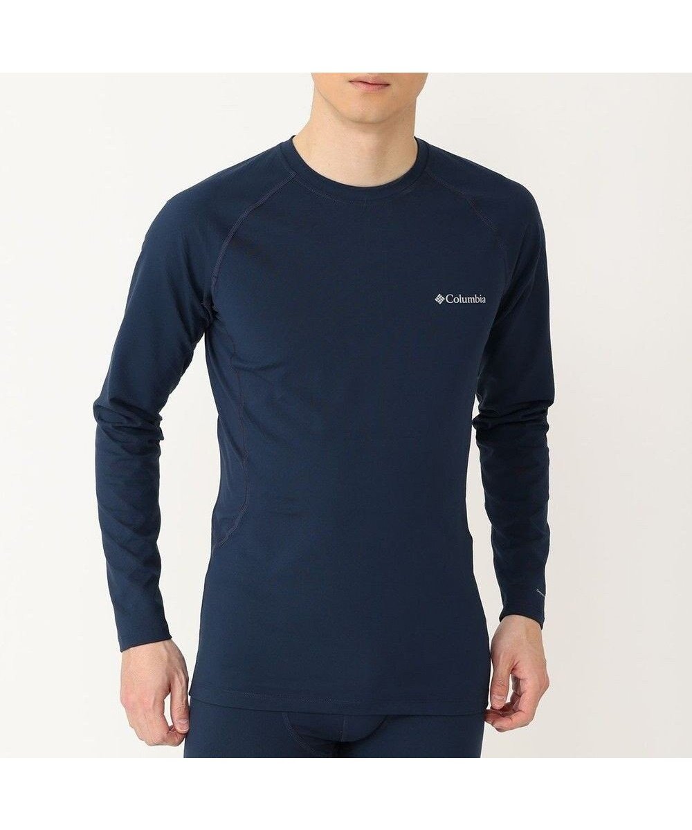 【コロンビア/Columbia / MEN】のColumbia/ オムニヒートインフィニティ―ニットロングスリーブクルー /コロンビア インテリア・キッズ・メンズ・レディースファッション・服の通販 founy(ファニー) 　ファッション　Fashion　メンズファッション　Fashion for Men　トップス・カットソー　Cut & Sew Tops　ニット・セーター / 定番トップス　Knit Tops & Sweaters　メンズシャツ　Shirts　新作・新入荷　New Arrivals / New In　おすすめ　Recommended / Our Picks　カットソー　Cut and Sewn Top　ストレッチ　Stretch, Stretchy Fabric　フィット　Fit, Slim Fit　夏　Summer　S/S・春夏　SS, Spring/Summer, Warm Season　A/W・秋冬　Autumn/Winter　Collegiate Navy|ID: prp329100004660542 ipo3291000000033727005