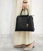 【スタイルコード/STYLE CODE】の【MERCURYDUO/マーキュリーデュオ】両アオリポケット ハンドバッグ キーリングチャーム付き ブラック|ID: prp329100004660560 ipo3291000000034177962