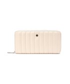 【スタイルコード/STYLE CODE】の【MERCURYDUO/マーキュリーデュオ】スタッズキルティング ラウンド長財布 アイボリー|ID: prp329100004660561 ipo3291000000034177988