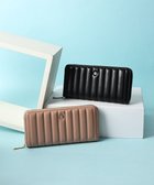 【スタイルコード/STYLE CODE】の【MERCURYDUO/マーキュリーデュオ】スタッズキルティング ラウンド長財布 ピンク|ID: prp329100004660561 ipo3291000000034177989