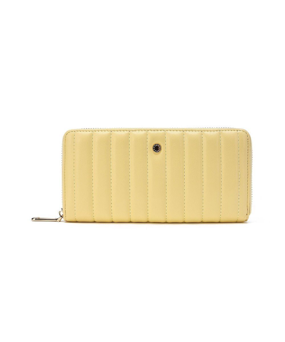 【スタイルコード/STYLE CODE】の【MERCURYDUO/マーキュリーデュオ】スタッズキルティング ラウンド長財布 インテリア・キッズ・メンズ・レディースファッション・服の通販 founy(ファニー) 　ファッション　Fashion　レディースファッション　Fashion for Women　ミニ財布・二つ折り財布　Wallets & Card Cases　キルティング　Quilted, Quilting　コイン　Coin, Coin Design　シンプル　Simple, Minimal　スタッズ　Studs, Metal Accents　財布　Wallet, Purse　人気　Popular, Best Seller　ポケット　Pocket, Pocket Detail　ラウンド　Round, Round Neck　再入荷　Restock / Back in Stock　エレガント 上品　Elegant　ギフト プレゼント　Gift / Present　イエロー|ID: prp329100004660561 ipo3291000000034177990