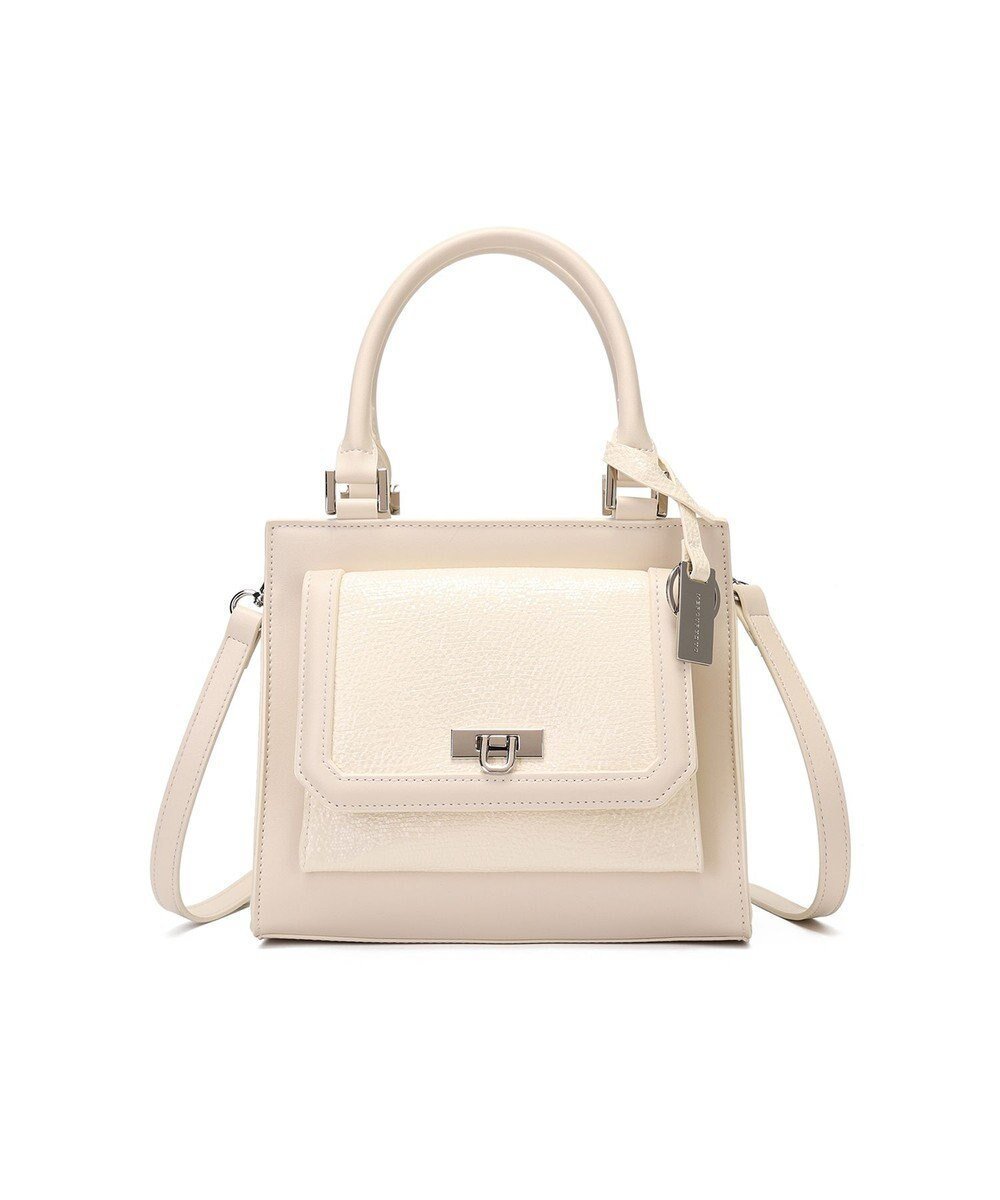 【スタイルコード/STYLE CODE】の【MERCURYDUO/マーキュリーデュオ】メタリッククラック調型押し フラップハンドバッグ インテリア・キッズ・メンズ・レディースファッション・服の通販 founy(ファニー) ファッション Fashion レディースファッション Fashion for Women バッグ Bags シンプル Simple, Minimal スマート Smart, Elegant 財布 Wallet, Purse トレンド Trend, Trending Now フラップ Flap, Flap Pocket ボックス Boxy, Box Shape メタリック Metallic, Shiny Finish ラップ Wrap, Wrap Design リップ Lip, Lip Motif 再入荷 Restock / Back in Stock 旅行 Travel エレガント 上品 Elegant 2025年 2025 2025春夏・S/S Spring/Summer 2025 SS25 アイボリー|ID: prp329100004660564 ipo3291000000034178021