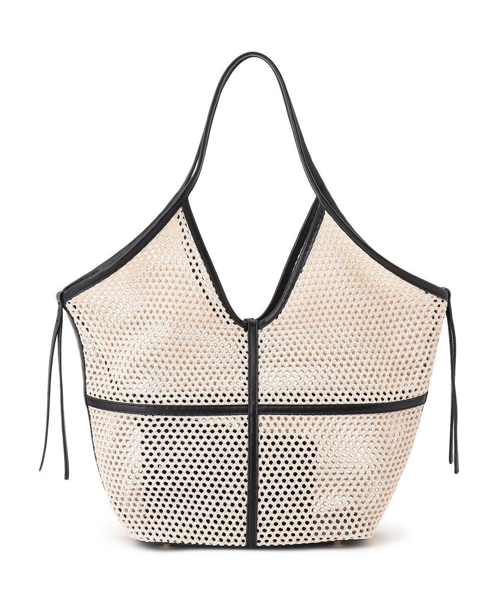 【23区/NIJYUSANKU】の【Oggi7月号掲載】メッシュ トートバッグ インテリア・キッズ・メンズ・レディースファッション・服の通販 founy(ファニー) 　雑誌掲載アイテム　Magazine Picks & Fashion Features　ファッション雑誌　Fashion Magazines　オッジ　Oggi　ファッション　Fashion　レディースファッション　Fashion for Women　バッグ　Bags　2025年　2025　2025春夏・S/S　Spring/Summer 2025 SS25　7月号　July Issue　ポーチ　Pouch, Small Case　メッシュ　Mesh, Net Fabric　エレガント 上品　Elegant　夏　Summer　S/S・春夏　SS, Spring/Summer, Warm Season　雑誌　Magazine, Fashion Magazine　ブラック系|ID: prp329100004660571 ipo3291000000036255365