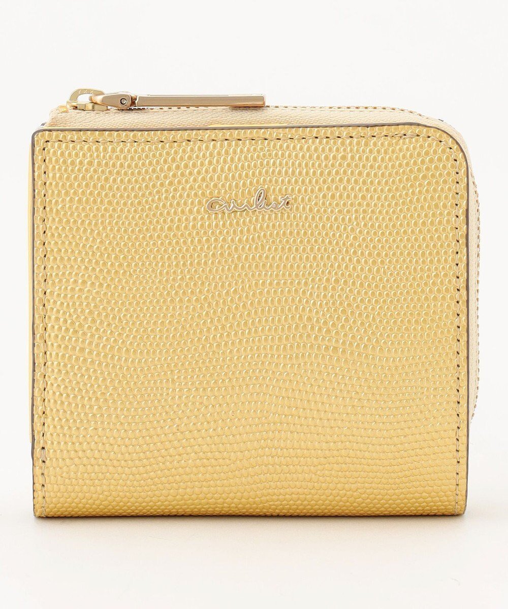 【エアリスト/airlist】の【コンパクト・上品】Lファスナー二つ折り財布 LUNA Metallic ルナメタリック インテリア・キッズ・メンズ・レディースファッション・服の通販 founy(ファニー) 　ファッション　Fashion　レディースファッション　Fashion for Women　ミニ財布・二つ折り財布　Wallets & Card Cases　アクセサリー　Fashion Accessories　コイン　Coin, Coin Design　コンパクト　Compact, Small Size　財布　Wallet, Purse　定番　Standard, Basic Item　ブローチ　Brooch, Pin Brooch　ポケット　Pocket, Pocket Detail　メタリック　Metallic, Shiny Finish　エレガント 上品　Elegant　メタリックイエロー|ID: prp329100004660593 ipo3291000000033727351