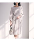 【エニィ スィス/any SiS】の【洗える】フェミニンプリーツ ワンピース ライトグレー|ID: prp329100004660700 ipo3291000000034282771