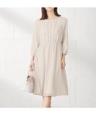 【エニィ スィス/any SiS】の【洗える】フェミニンプリーツ ワンピース ライトベージュ|ID: prp329100004660700 ipo3291000000034282772