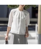 【ジェイ プレス/J.PRESS】のカラミストライプ カットソー 人気、トレンドファッション・服の通販 founy(ファニー) ファッション Fashion レディースファッション Fashion for Women トップス・カットソー Cut & Sew Tops シャツ・ブラウス・オフィスカジュアル Elegant Blouses & Button-Ups ロングTシャツ・Tシャツ Longline T-Shirts & Tees カットソー・ベーシックTシャツ Cut-and-Sewn Tops / Stretch Tees & Basics 春 Spring カットソー Cut and Sewn Top シアー Sheer, See-Through シャドー Shadow, Subtle Pattern ジャケット Jacket, Outerwear ストライプ Stripe, Striped Pattern トレンド Trend, Trending Now 定番 Standard, Basic Item パール Pearl, Pearl Accent フェミニン Feminine, Girly ボーダー Border, Stripe S/S・春夏 SS, Spring/Summer, Warm Season 夏 Summer エレガント 上品 Elegant thumbnail ホワイト系1|ID: prp329100004660717 ipo3291000000033727796