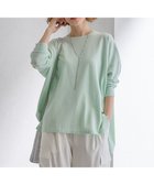 【23区/NIJYUSANKU】の【洗える】プレミアムビオコットン ビッグシルエット ニット スモーキーグリーン系|ID: prp329100004660722 ipo3291000000033727819