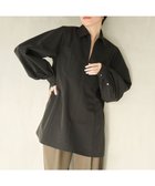 【ハッシュニュアンス/#Newans】の【撥水】ユニークフォルムチュニック ブラック|ID: prp329100004660723 ipo3291000000034366606