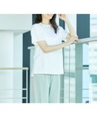 【カシヤマ/KASHIYAMA】の【抗菌消臭】クレンゼ Teeシャツ 人気、トレンドファッション・服の通販 founy(ファニー) ファッション Fashion レディースファッション Fashion for Women トップス・カットソー Cut & Sew Tops シャツ・ブラウス・オフィスカジュアル Elegant Blouses & Button-Ups ロングTシャツ・Tシャツ Longline T-Shirts & Tees カットソー・ベーシックTシャツ Cut-and-Sewn Tops / Stretch Tees & Basics カットソー Cut and Sewn Top シンプル Simple, Minimal ジャケット Jacket, Outerwear スリット Slit, Slit Detail ボトム Bottoms, Lower Wear 夏 Summer 抗菌 Antibacterial, Bacteria-Resistant 春 Spring S/S・春夏 SS, Spring/Summer, Warm Season thumbnail ホワイト|ID: prp329100004660742 ipo3291000000034258701