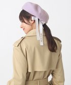 【ムーンバット/MOONBAT】のPAUL JOE ACCESSOIRES (ポールアンドジョー アクセソワ) バックリボン ベレー帽 ラベンダー|ID: prp329100004660744 ipo3291000000034256396