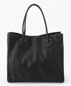 【アンビリオン/UNBILLION】のcachecache 丸手根革スクエアトートバッグ ブラック|ID: prp329100004660753 ipo3291000000034263300