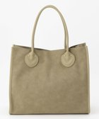 【アンビリオン/UNBILLION】のcachecache 丸手根革スクエアトートバッグ カーキ|ID: prp329100004660753 ipo3291000000034263308