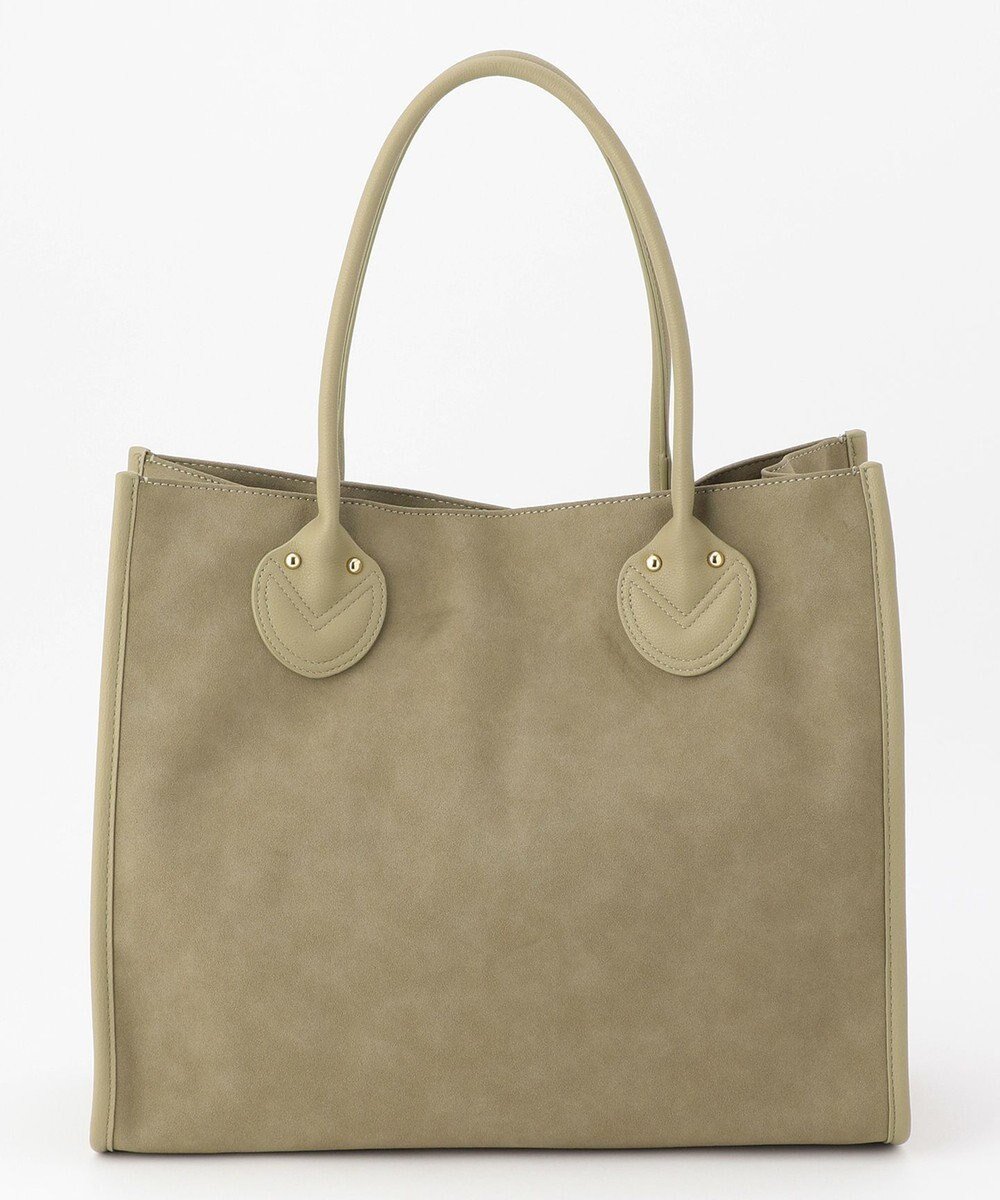 【アンビリオン/UNBILLION】のcachecache 丸手根革スクエアトートバッグ インテリア・キッズ・メンズ・レディースファッション・服の通販 founy(ファニー) 　ファッション　Fashion　レディースファッション　Fashion for Women　バッグ　Bags　アニマル　Animal Print　カラフル　Colorful Design　ハンド　Hand, Handmade　ベーシック　Basic, Essential　ミックス　Mix, Mixed Style　モチーフ　Motif, Design Theme　再入荷　Restock / Back in Stock　おすすめ　Recommended / Our Picks　ビジネス 仕事 通勤　Business / Work / Commuting　カーキ|ID: prp329100004660753 ipo3291000000034263308