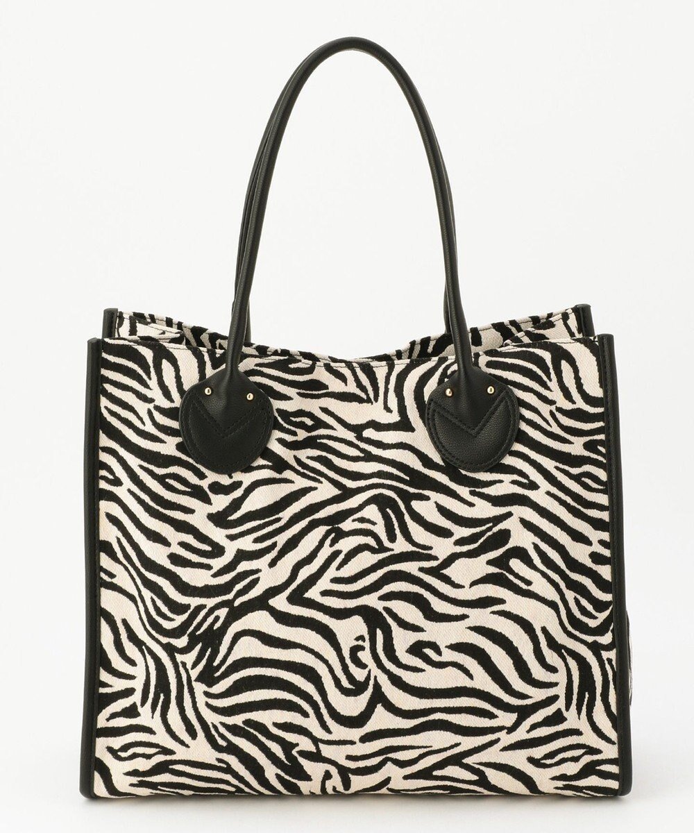 【アンビリオン/UNBILLION】のcachecache 丸手根革スクエアトートバッグ インテリア・キッズ・メンズ・レディースファッション・服の通販 founy(ファニー) 　ファッション　Fashion　レディースファッション　Fashion for Women　バッグ　Bags　アニマル　Animal Print　カラフル　Colorful Design　ハンド　Hand, Handmade　ベーシック　Basic, Essential　ミックス　Mix, Mixed Style　モチーフ　Motif, Design Theme　再入荷　Restock / Back in Stock　おすすめ　Recommended / Our Picks　ビジネス 仕事 通勤　Business / Work / Commuting　ゼブラ|ID: prp329100004660753 ipo3291000000034263318