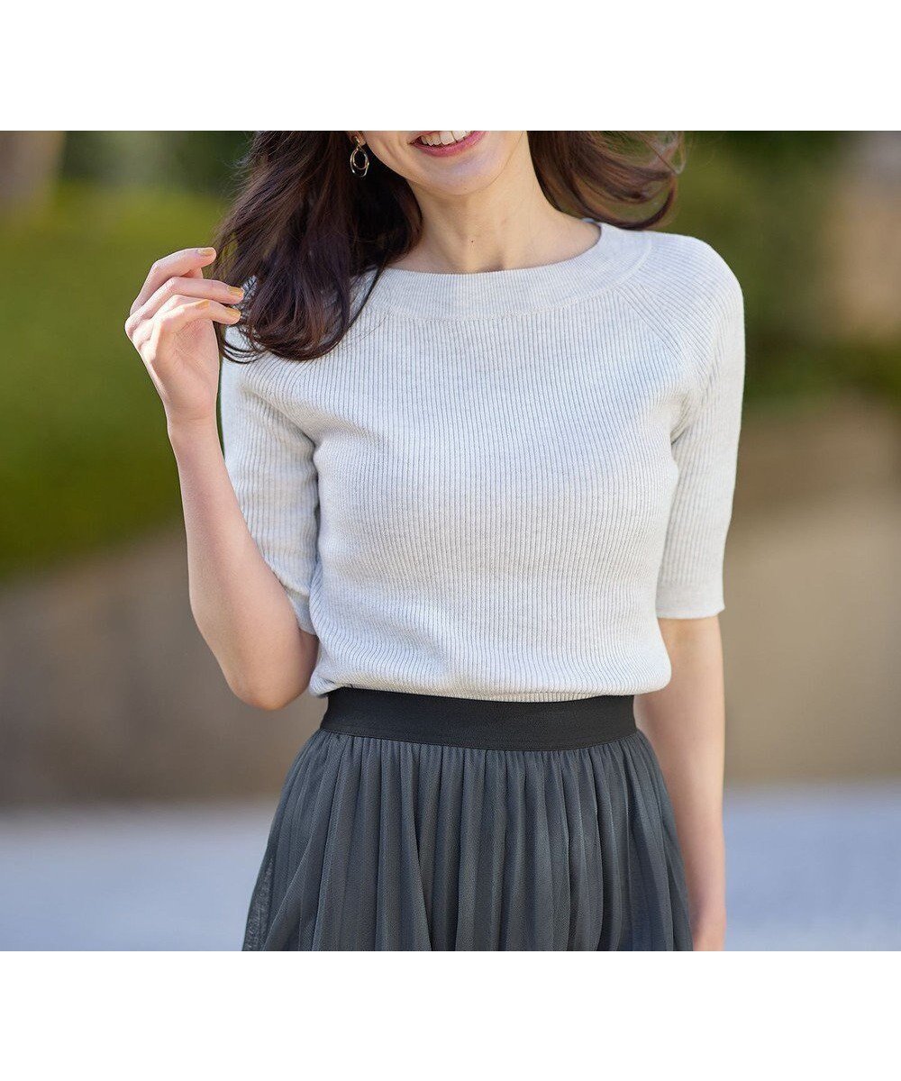 【エニー/ANY】の【洗濯機可】ラメリブニット インテリア・キッズ・メンズ・レディースファッション・服の通販 founy(ファニー) 　ファッション　Fashion　レディースファッション　Fashion for Women　トップス・カットソー　Cut & Sew Tops　ニット　Knit Tops & Sweaters　インナー　Innerwear　セーター　Sweater, Knitwear　フィット　Fit, Slim Fit　夏　Summer　春　Spring　S/S・春夏　SS, Spring/Summer, Warm Season　シルバー|ID: prp329100004660765 ipo3291000000034282742