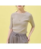 【エニー/ANY】の【洗濯機可】ラメリブニット ベージュ|ID: prp329100004660765 ipo3291000000034282745