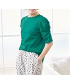 【エニー/ANY】の【接触冷感】シルケットスムース ツイストタックスリーブトップス グリーン|ID: prp329100004660771 ipo3291000000034316179