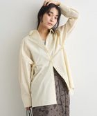 【クラフトスタンダードブティック/CRAFT STANDARD BOUTIQUE】のサイドベルトシャツ Yellow|ID: prp329100004660779 ipo3291000000033728084