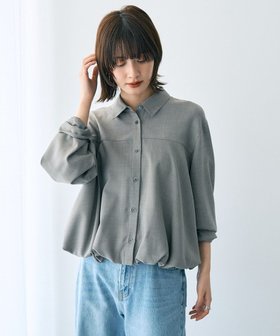 【イェッカ ヴェッカ/YECCA VECCA】のバルーンシャツ 人気、トレンドファッション・服の通販 founy(ファニー) ファッション Fashion レディースファッション Fashion for Women トップス・カットソー Cut & Sew Tops シャツ・ブラウス・オフィスカジュアル Elegant Blouses & Button-Ups 新作・新入荷 New Arrivals / New In おすすめ Recommended / Our Picks バルーン Balloon, Balloon Silhouette ボトム Bottoms, Lower Wear ポケット Pocket, Pocket Detail エレガント 上品 Elegant A/W・秋冬 Autumn/Winter |ID:prp329100004660783