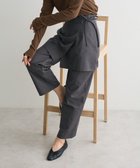 【クラフトスタンダードブティック/CRAFT STANDARD BOUTIQUE】のレイヤードデザインパンツ Charcoal Gray|ID: prp329100004660790 ipo3291000000033728128