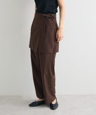 【クラフトスタンダードブティック/CRAFT STANDARD BOUTIQUE】のレイヤードデザインパンツ Brown|ID: prp329100004660790 ipo3291000000033728130