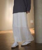 【クラフトスタンダードブティック/CRAFT STANDARD BOUTIQUE】のダルサテンIラインスカート Ivory|ID: prp329100004660791 ipo3291000000033728132