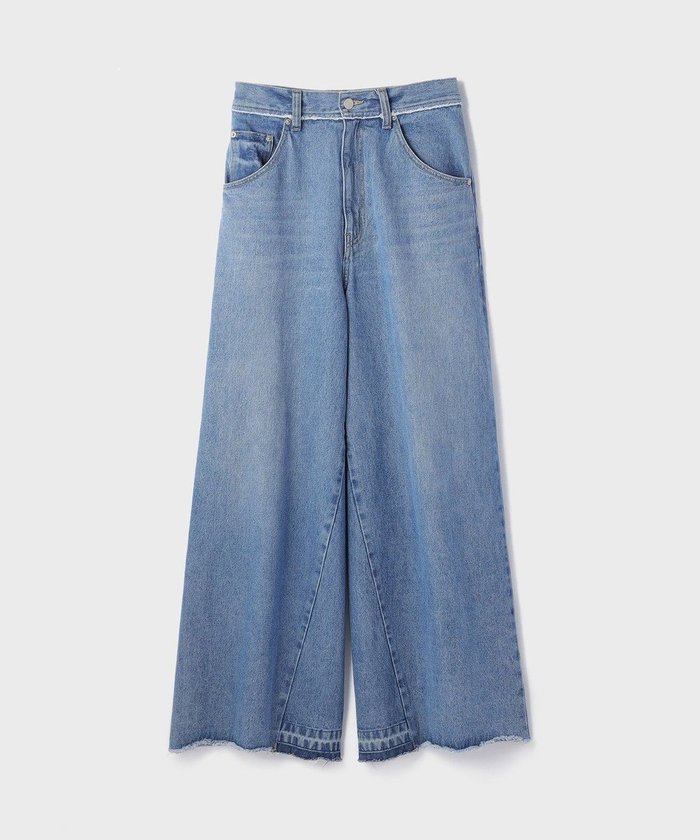 【グレース コンチネンタル/GRACE CONTINENTAL】のハイウエストバギ-デニム インテリア・キッズ・メンズ・レディースファッション・服の通販 founy(ファニー) https://founy.com/ ファッション Fashion レディースファッション Fashion for Women パンツ Pants & Trousers デニムパンツ・ジーンズ・美脚デニム Denim Jeans & Pants カットオフ Cut-Off Design スマート Smart, Elegant デニム Denim, Jeans Material 定番 Standard, Basic Item A/W・秋冬 Autumn/Winter |ID: prp329100004660797 ipo3291000000035464980