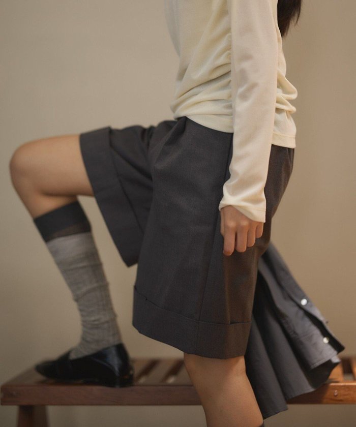 【クラフトスタンダードブティック/CRAFT STANDARD BOUTIQUE】のロールアップハーフパンツ インテリア・キッズ・メンズ・レディースファッション・服の通販 founy(ファニー) https://founy.com/ ファッション Fashion レディースファッション Fashion for Women パンツ Pants & Trousers ショートパンツ・ハーフパンツ High-Waisted & Relaxed Shorts カーディガン Cardigan, Knitwear シューズ Shoes, Footwear センター Center, Center Line トレンド Trend, Trending Now ハーフ Half, Half-Length フラット Flat, Flat Shoes ポケット Pocket, Pocket Detail A/W・秋冬 Autumn/Winter 新作・新入荷 New Arrivals / New In ビジネス 仕事 通勤 Business / Work / Commuting |ID: prp329100004660811 ipo3291000000033728174