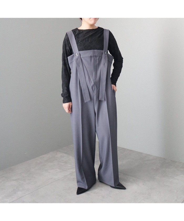 【クラフトスタンダードブティック/CRAFT STANDARD BOUTIQUE】のワイドサロペットパンツ インテリア・キッズ・メンズ・レディースファッション・服の通販 founy(ファニー) https://founy.com/ ファッション Fashion レディースファッション Fashion for Women インナー Innerwear 春 Spring カットソー Cut and Sewn Top サロペット Overalls, Salopette ジャケット Jacket, Outerwear スニーカー Sneakers, Trainers タートル Turtleneck, Turtle Collar バランス Balance, Style Balance ポケット Pocket, Pocket Detail ロング Long, Long-Length ワイド Wide, Wide Fit A/W・秋冬 Autumn/Winter S/S・春夏 SS, Spring/Summer, Warm Season 夏 Summer |ID: prp329100004660817 ipo3291000000033728192
