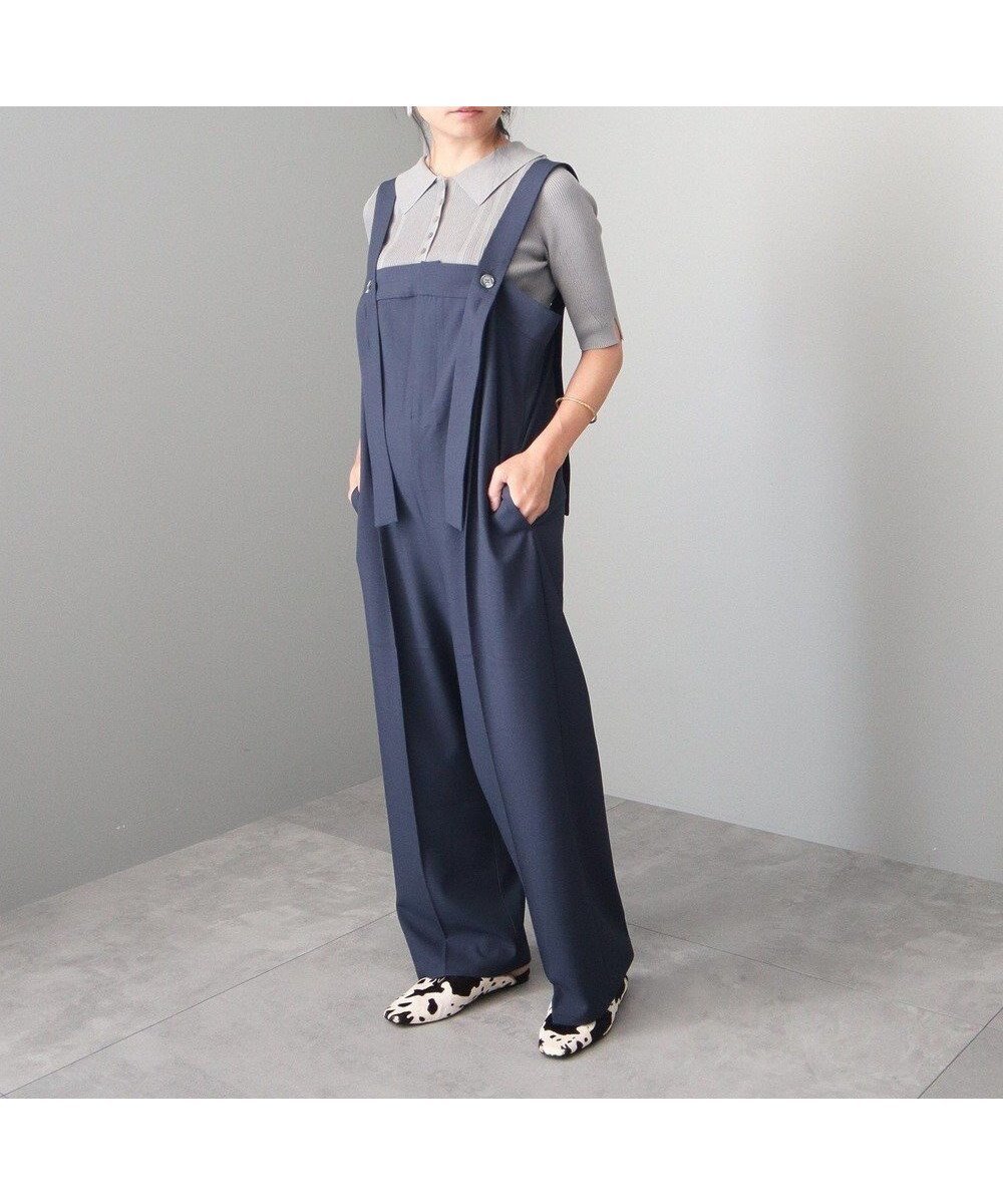 【クラフトスタンダードブティック/CRAFT STANDARD BOUTIQUE】のワイドサロペットパンツ インテリア・キッズ・メンズ・レディースファッション・服の通販 founy(ファニー) 　ファッション　Fashion　レディースファッション　Fashion for Women　インナー　Innerwear　春　Spring　カットソー　Cut and Sewn Top　サロペット　Overalls, Salopette　ジャケット　Jacket, Outerwear　スニーカー　Sneakers, Trainers　タートル　Turtleneck, Turtle Collar　バランス　Balance, Style Balance　ポケット　Pocket, Pocket Detail　ロング　Long, Long-Length　ワイド　Wide, Wide Fit　A/W・秋冬　Autumn/Winter　S/S・春夏　SS, Spring/Summer, Warm Season　夏　Summer　Dark Navy|ID: prp329100004660817 ipo3291000000033728194