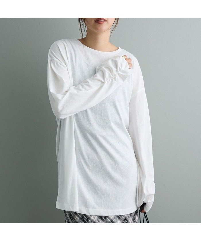 【クラフトスタンダードブティック/CRAFT STANDARD BOUTIQUE】のオーバーサイズロンTee インテリア・キッズ・メンズ・レディースファッション・服の通販 founy(ファニー) https://founy.com/ ファッション Fashion レディースファッション Fashion for Women トップス・カットソー Cut & Sew Tops シャツ・ブラウス・オフィスカジュアル Elegant Blouses & Button-Ups ロングTシャツ・Tシャツ Longline T-Shirts & Tees カットソー・ベーシックTシャツ Cut-and-Sewn Tops / Stretch Tees & Basics インナー Innerwear カットソー Cut and Sewn Top カーディガン Cardigan, Knitwear ギャザー Gathered, Ruffled シンプル Simple, Minimal ジャケット Jacket, Outerwear デニム Denim, Jeans Material トレンド Trend, Trending Now フェミニン Feminine, Girly ベーシック Basic, Essential ボトム Bottoms, Lower Wear ポケット Pocket, Pocket Detail ロング Long, Long-Length ワイド Wide, Wide Fit A/W・秋冬 Autumn/Winter おすすめ Recommended / Our Picks |ID: prp329100004660818 ipo3291000000033728196