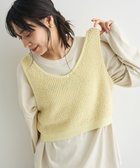 【クラフトスタンダードブティック/CRAFT STANDARD BOUTIQUE】のワッフル編みニットベスト Ivory|ID: prp329100004660840 ipo3291000000033728276