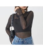 【アースミュージックアンドエコロジー/earth music&ecology】のフロッキードットメロープルオーバー Black|ID: prp329100004660846 ipo3291000000034674529