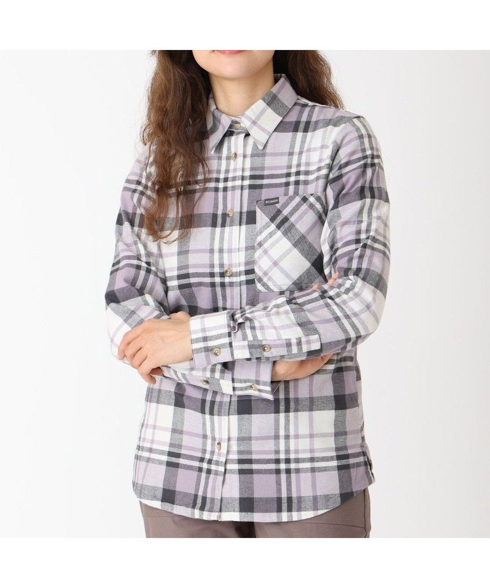 【コロンビア/Columbia】のColumbia/ ウィメンズキャリコベイシンフランネルロングスリーブシャツ /コロンビア インテリア・キッズ・メンズ・レディースファッション・服の通販 founy(ファニー) 　ファッション　Fashion　レディースファッション　Fashion for Women　トップス・カットソー　Cut & Sew Tops　シャツ・ブラウス・オフィスカジュアル　Elegant Blouses & Button-Ups　おすすめ　Recommended / Our Picks　アウトドア　Outdoor Clothing　クラシカル　Classical, Vintage-Inspired　ストレッチ　Stretch, Stretchy Fabric　チェック　Check, Plaid, Tartan　ポケット　Pocket, Pocket Detail　メンズ　Men's, Menswear　夏　Summer　S/S・春夏　SS, Spring/Summer, Warm Season　A/W・秋冬　Autumn/Winter　Shark Multiplaid|ID: prp329100004660853 ipo3291000000033728345